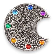 Porte Encens Lune Sept Chakras 11.5cm