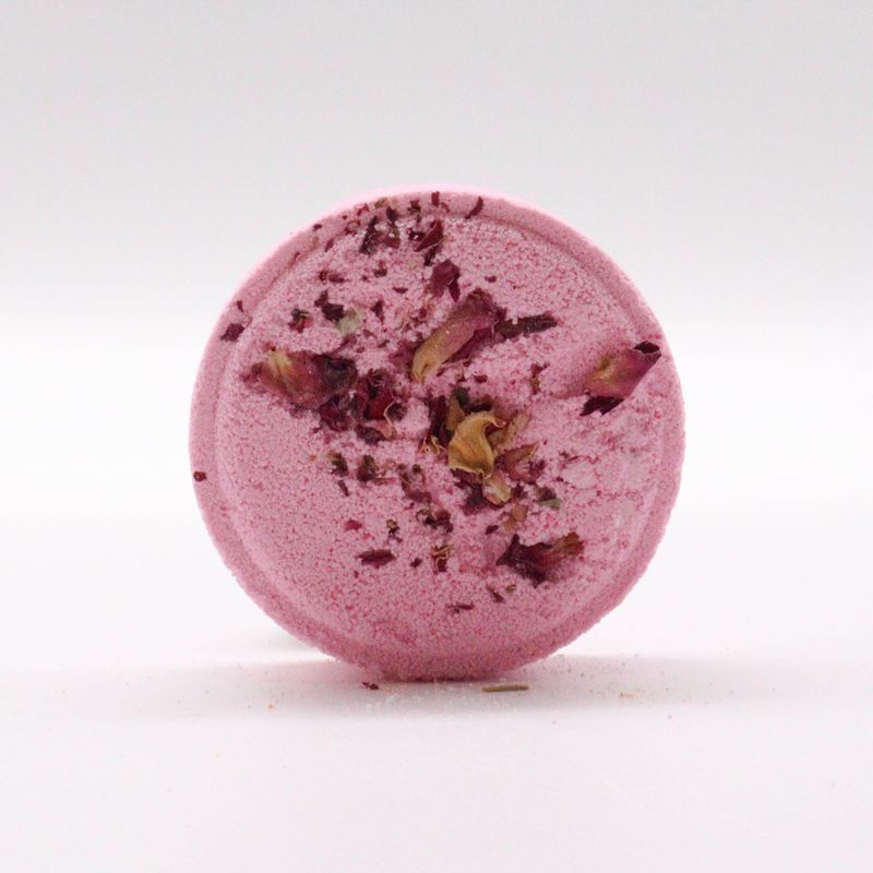 Galet de Douche Vapeur Zen  - Explosion d'Harmonie (Rouge Rosé)