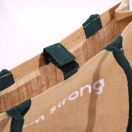 Grand Sac en Jute Hop Hare - I am Strong
