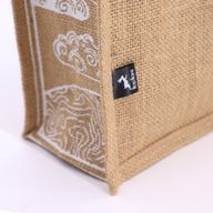 Grand Sac en Jute Hop Hare - I am Strong