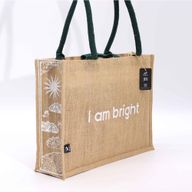 Grand Sac en Jute Hop Hare - I am Bright