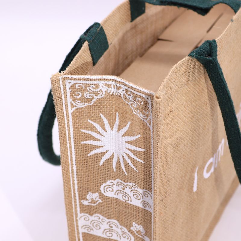 Grand Sac en Jute Hop Hare - I am Bright