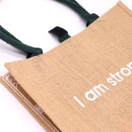 Grand Sac en Jute Hop Hare - I am Bright