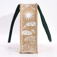 Grand Sac en Jute Hop Hare - I am Bright