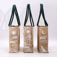 Grand Sac en Jute Hop Hare - I am Powerful