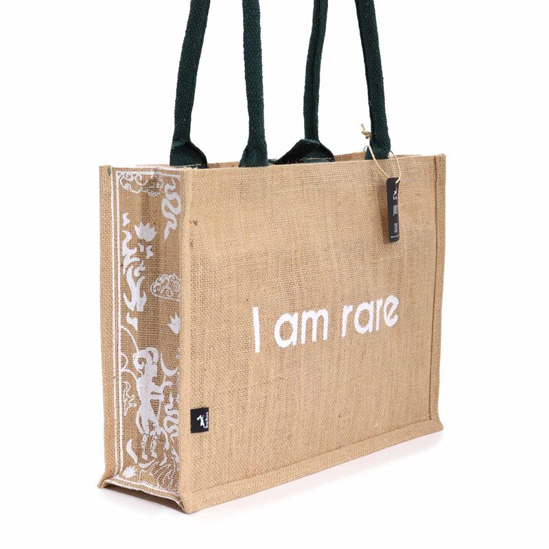 Grand Sac en Jute Hop Hare - I am Rare