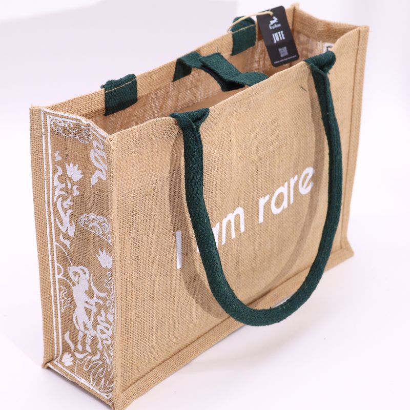 Grand Sac en Jute Hop Hare - I am Rare