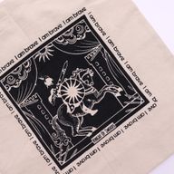 Tote Bag Hop Hare - I am Brave - Toile de Coton 10oz