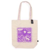 Tote Bag Hop Hare - I am Powerful - Toile de Coton 10oz