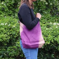 Sac à Bandoulière Souple - Fuchsia Antique