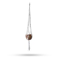 Suspension Macramé pour Pot de Fleurs Classique Moyen - Naturel