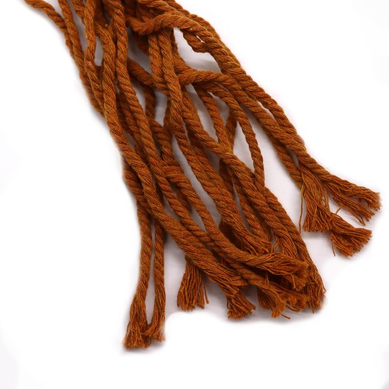 Suspension Macramé pour Pot de Fleurs Classique Moyen - Chocolat