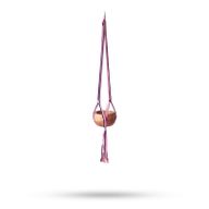 Suspension Macramé pour Pot de Fleurs Classique Moyen Salon - Tons Pastel