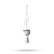Suspension Macramé pour Pot de Fleurs Classique - Naturel