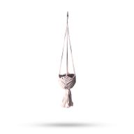 Suspension Macramé pour Pot de Fleurs Classique - Beige