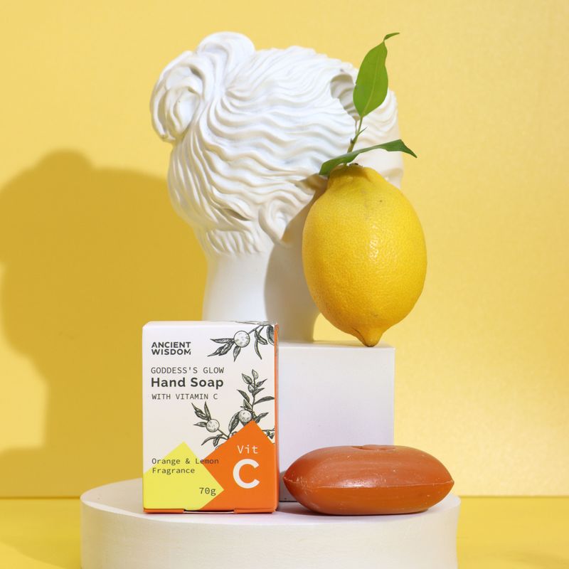 Savon Main Éclaircissant à la Vitamine C aux Huiles Essentielles