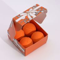 Ensemble de Bombes de Bain à la Vitamine C – Quatuor d’Aromathérapie