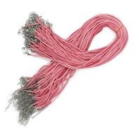 Paquets de Cordons Pendentifs Imitation Daim - 2.5mm x 55cm - Pink A064