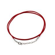 Paquets de Cordons Pendentifs Imitation Daim -  2.5mm x 55cm - Red A056