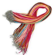 Paquets de Cordons Pendentifs Imitation Daim - 2.5mm x 55cm - Assorted (10 colours)