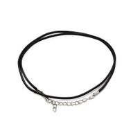 Packs Cordons en Coton Ciré Pour Pendentifs - 2mm x 55cm - Assortis - Noir