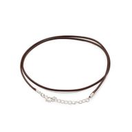 Packs Cordons en Coton Ciré Pour Pendentif - 2mm x 55cm - Assortis - Marron Foncé