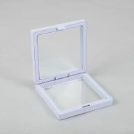 Cadre Flottant 3D Petit  7x7cm - Blanc