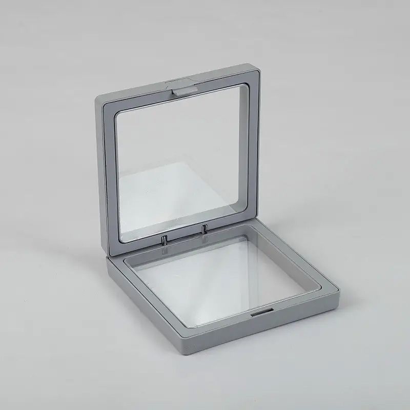 Cadre flottant 3D Grand 11x11cm - Gris