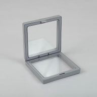 Cadre flottant 3D Grand 11x11cm - Gris