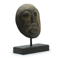 Masque Décoratif Tribal Timor - Antique 27x20cm