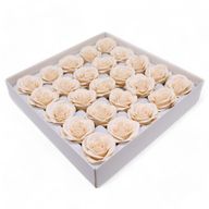 Fleur de Savon Artisanal - Large (7 couches) Rose Vintage - Ivoire Victorien