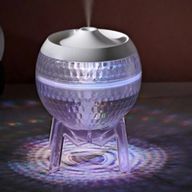 Humidificateur Transparent Mondo Planet - USB - Changement de Couleur (lumière du bas)