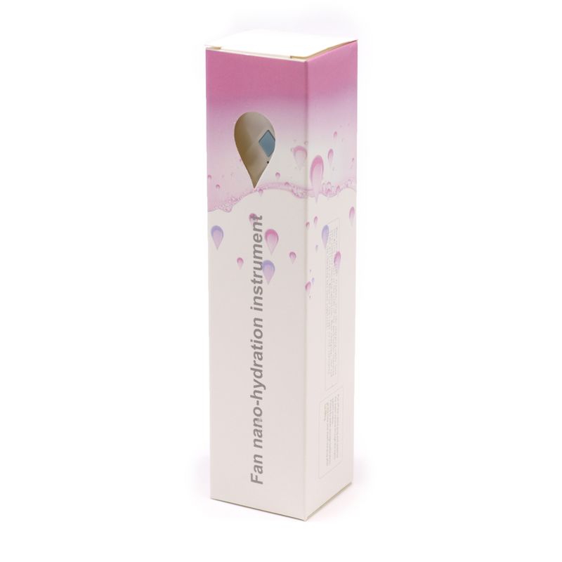 Ventilateur et Vaporisateur de Visage Nano Mist Blanc - Rechargeable par USB
