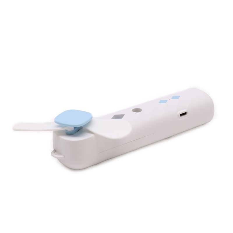 Ventilateur et Vaporisateur de Visage Nano Mist Blanc - Rechargeable par USB