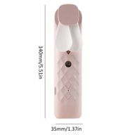 Ventilateur et Vaporisateur de Visage Nano Mist Rose - Rechargeable par USB