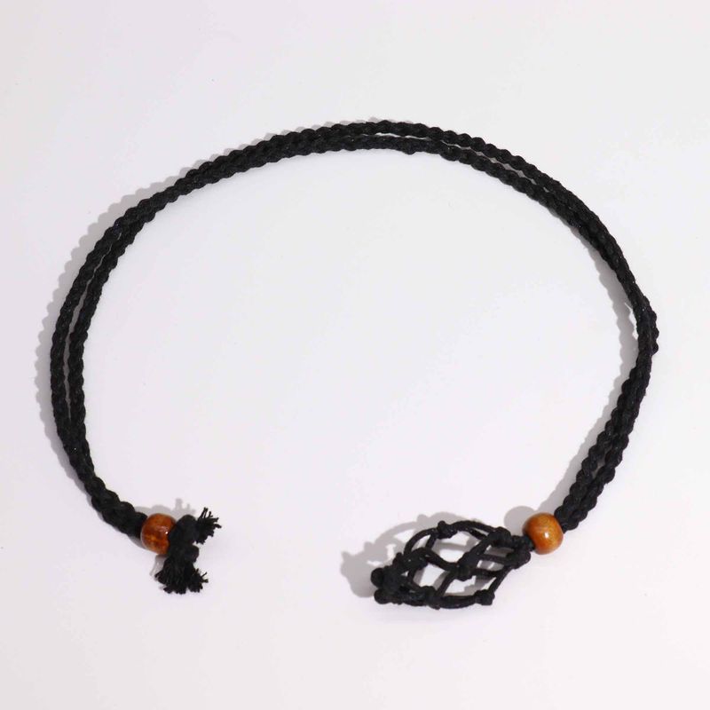 Cordon de Collier Pour Pierres Précieuses et Cristal 45cm/18inch - Noir