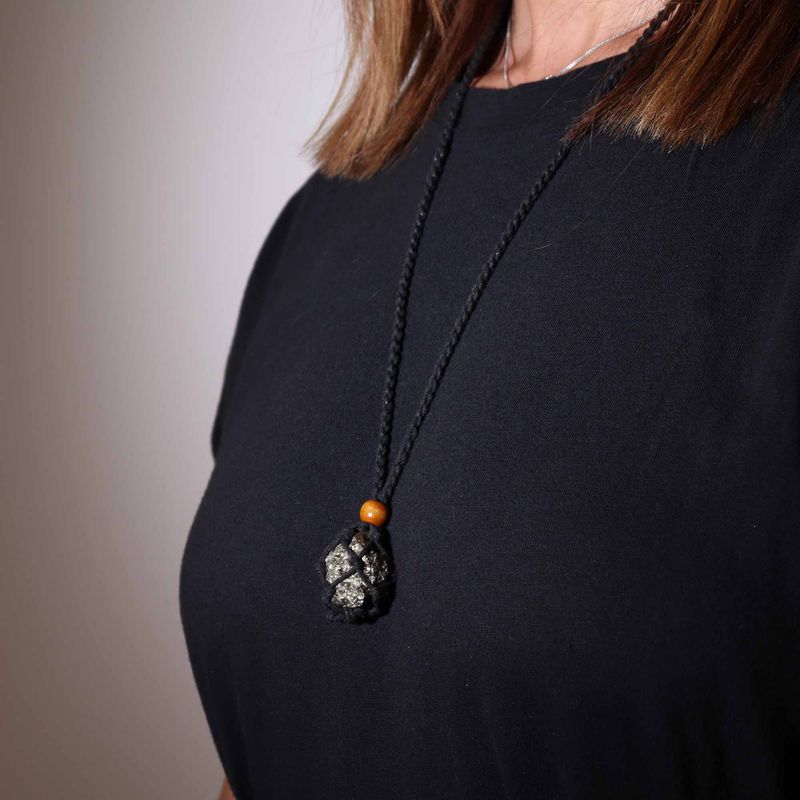 Cordon de Collier Pour Pierres Précieuses et Cristal 45cm/18inch - Noir