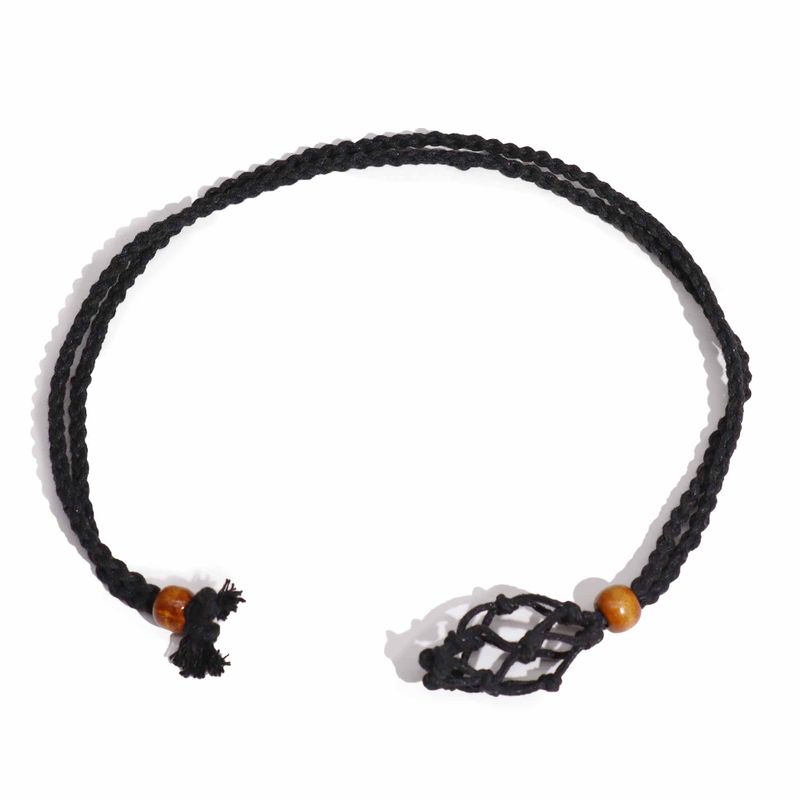 Cordon de Collier Pour Pierres Précieuses et Cristal 45cm/18inch - Noir