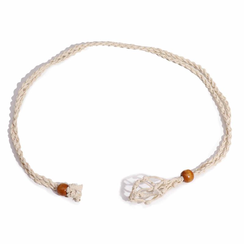 Cordon de Collier Pour Pierres Précieuses et Cristal 45cm/18inch - Naturel