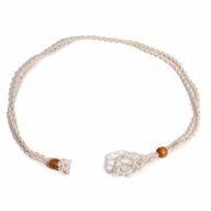 Cordon de Collier Pour Pierres Précieuses et Cristal 45cm/18inch - Naturel
