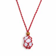 Cordon de Collier Pour Pierres Précieuses et Cristal 45cm/18inch - Rouge