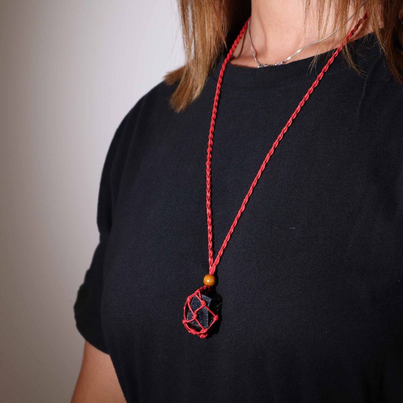 Cordon de Collier Pour Pierres Précieuses et Cristal 45cm/18inch - Rouge