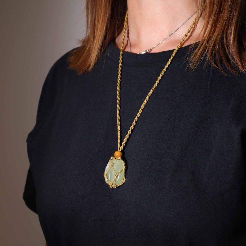 Cordon de Collier Pour Pierres Précieuses et Cristal 45cm/18inch - Sable