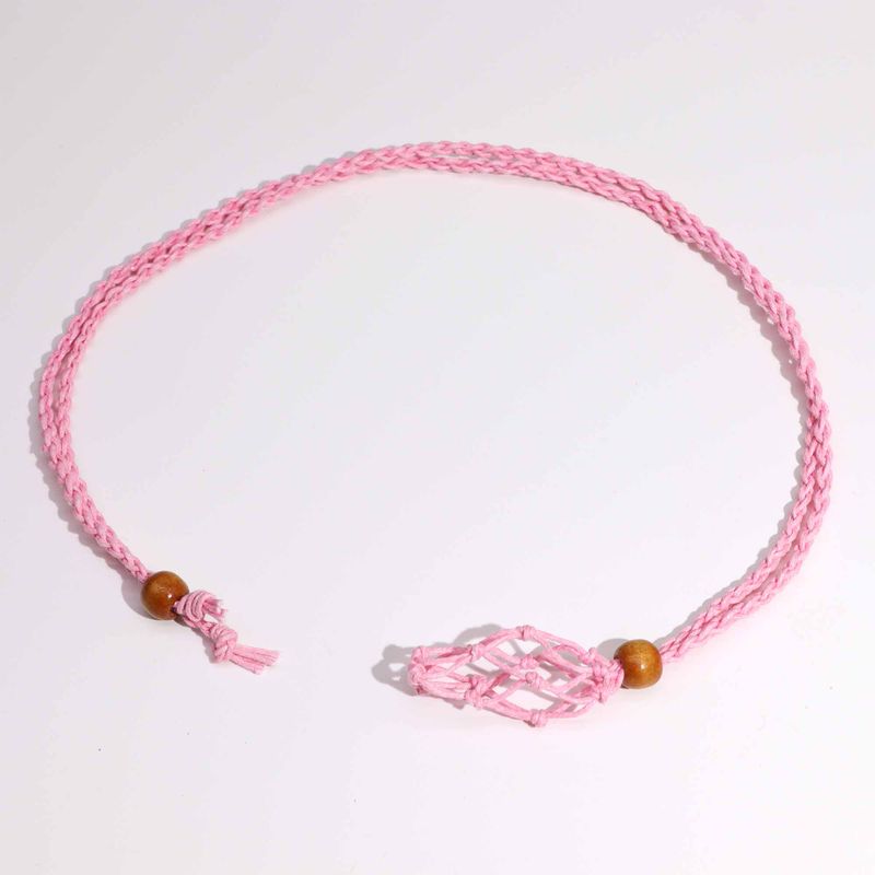 Cordon de Collier Pour Pierres Précieuses et Cristal 45cm/18inch - Rose