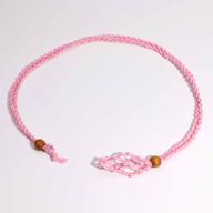 Cordon de Collier Pour Pierres Précieuses et Cristal 45cm/18inch - Rose