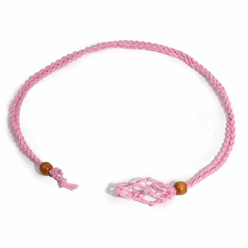 Cordon de Collier Pour Pierres Précieuses et Cristal 45cm/18inch - Rose
