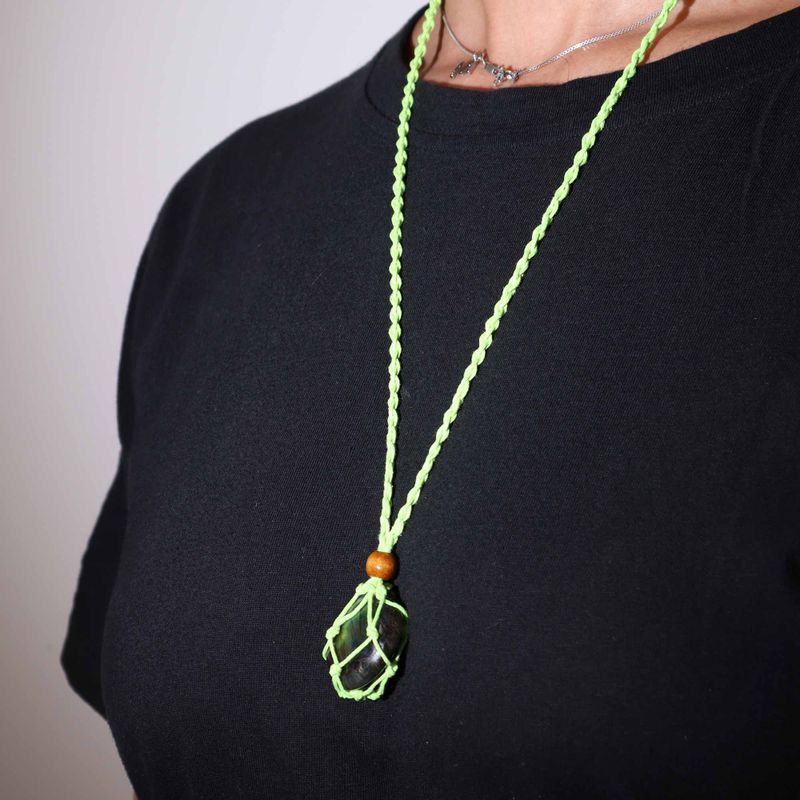 Cordon de Collier Pour Pierres Précieuses et Cristal 45cm/18inch - Vert