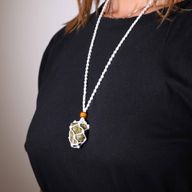 Cordon de Collier Pour Pierres Précieuses et Cristal 45cm/18inch - Blanc