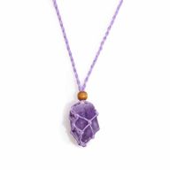 Cordon de Collier Pour Pierres Précieuses et Cristal 45cm/18inch - Violet