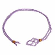 Cordon de Collier Pour Pierres Précieuses et Cristal 45cm/18inch - Violet